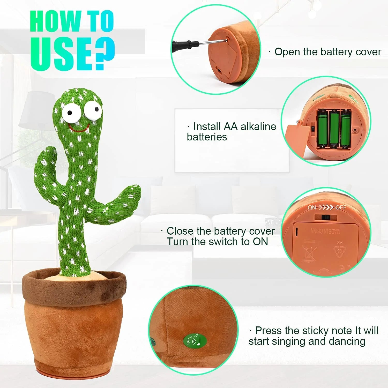 Dancing Cactus Toy - Trend Shutter